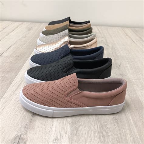 fashionable slip-on sneakers women's|cute women's slip on sneakers.